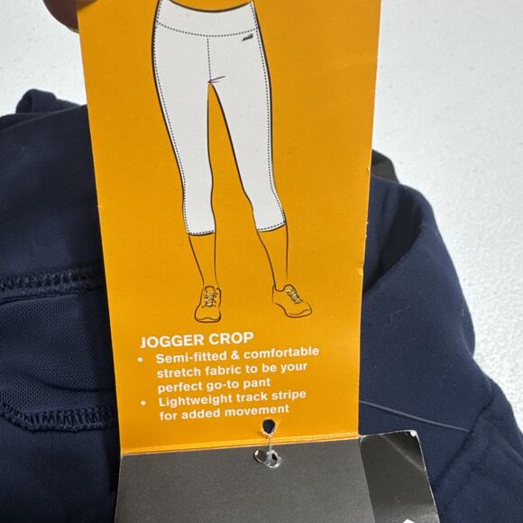 Avia Crop Jogger Pants Activewear Drawstring Semi Fitted Womens XXL (20) Blue - Picture 6 of 15